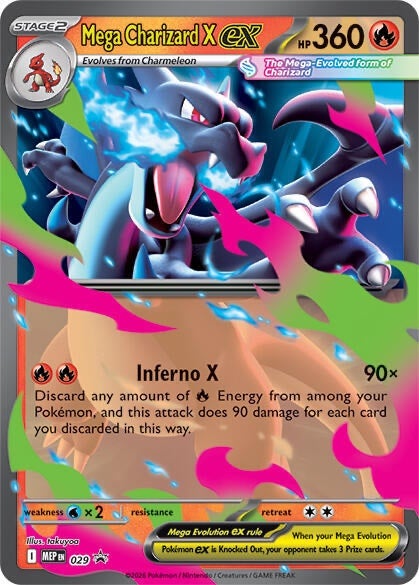 pokemon charizard card mega Get ready to take your Pokmon journey to the next level with this coveted set. Pokemon ME01: Mega Evolution Promo
